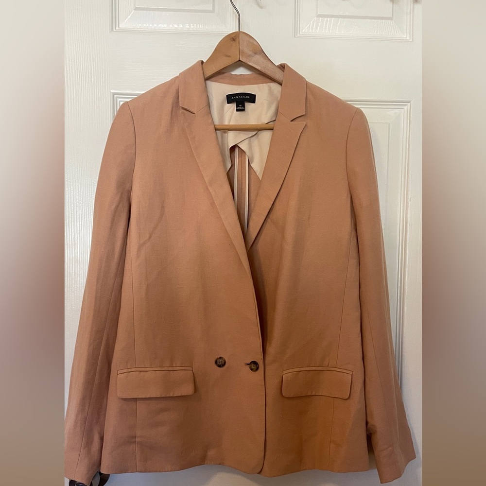 Dusty rose Ann Taylor blazer